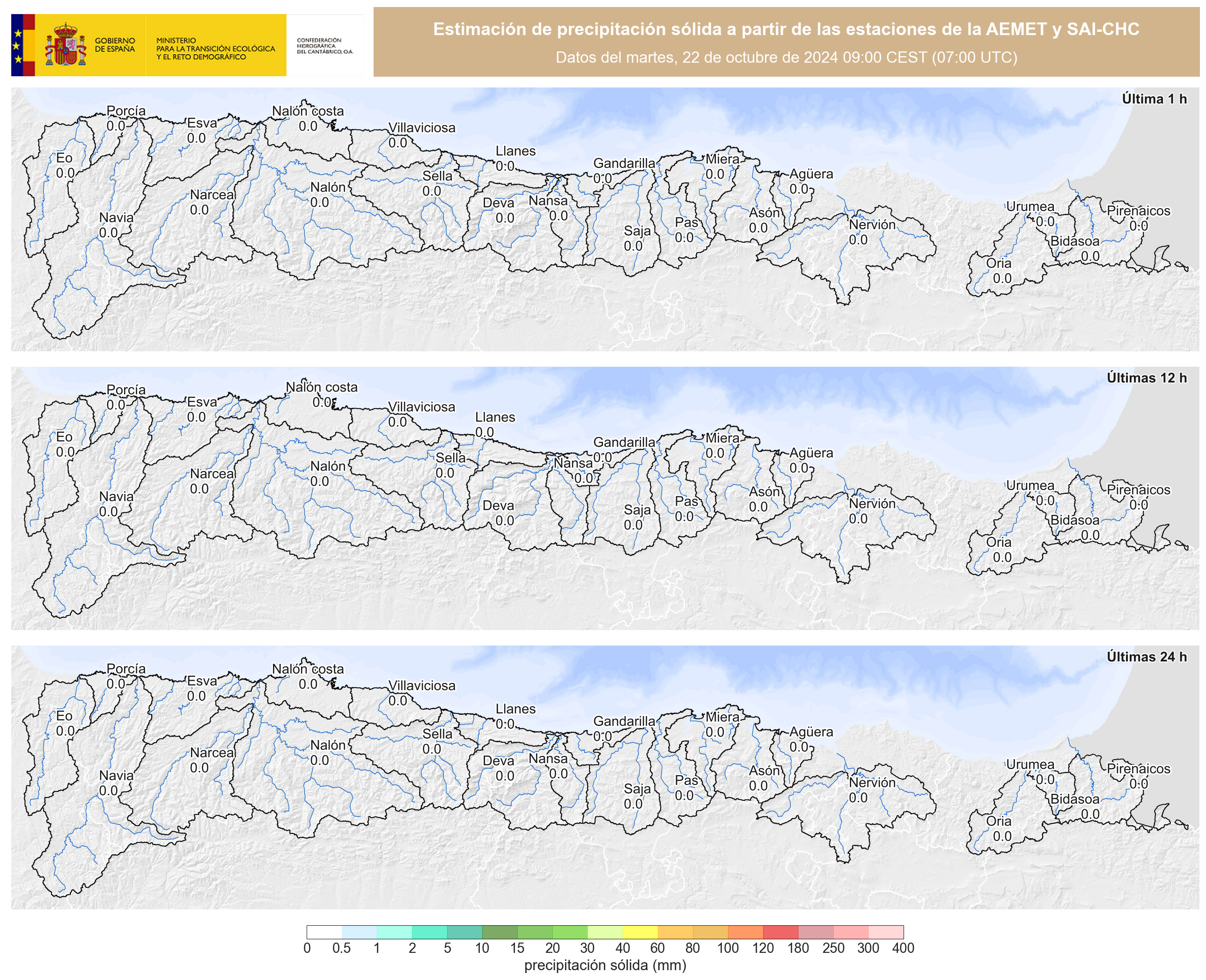 Mapa de precipitación