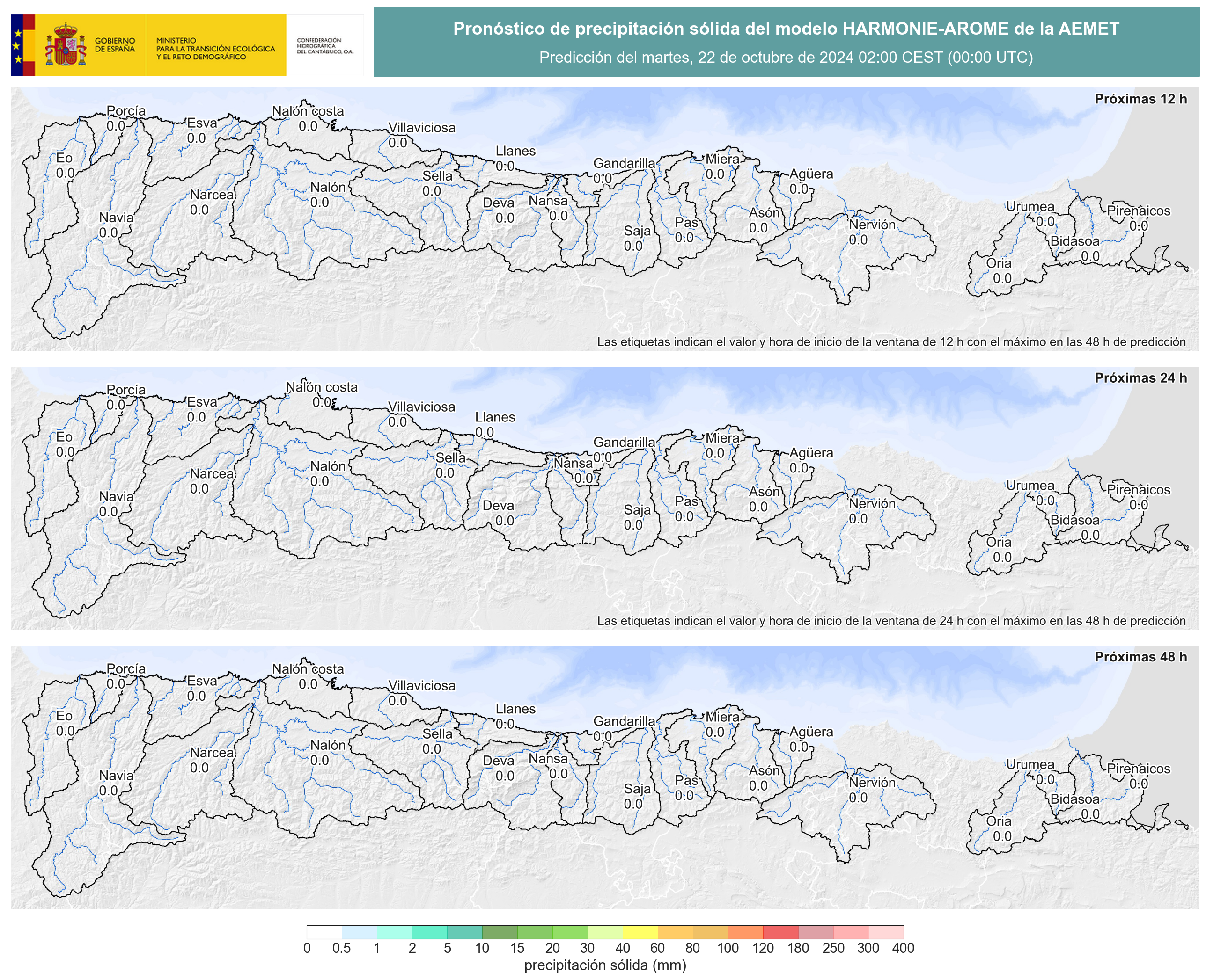 Mapa de precipitación